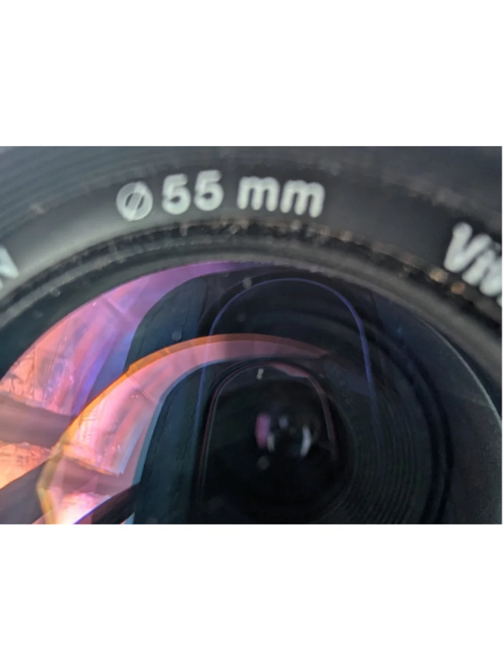 Vivitar 100-300mm MC Auto Focus Zoom Lens 55mm Japan w/ Hood & EF Marked Cap